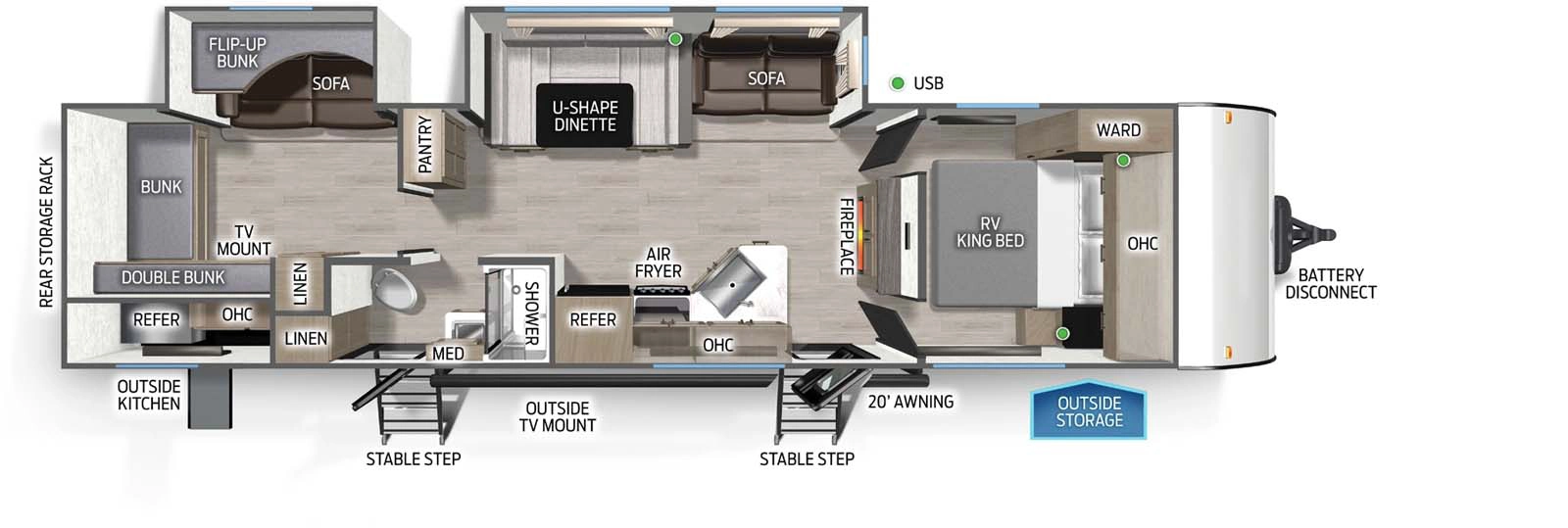 301BHC Floorplan Image
